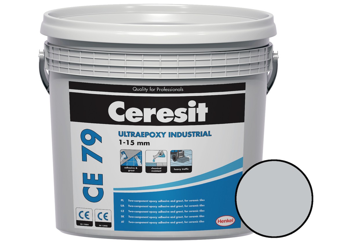Spárovací hmota Ceresit CE 79 UltraEpoxy Industrial light gray 5 kg R2T CE79710 Ceresit