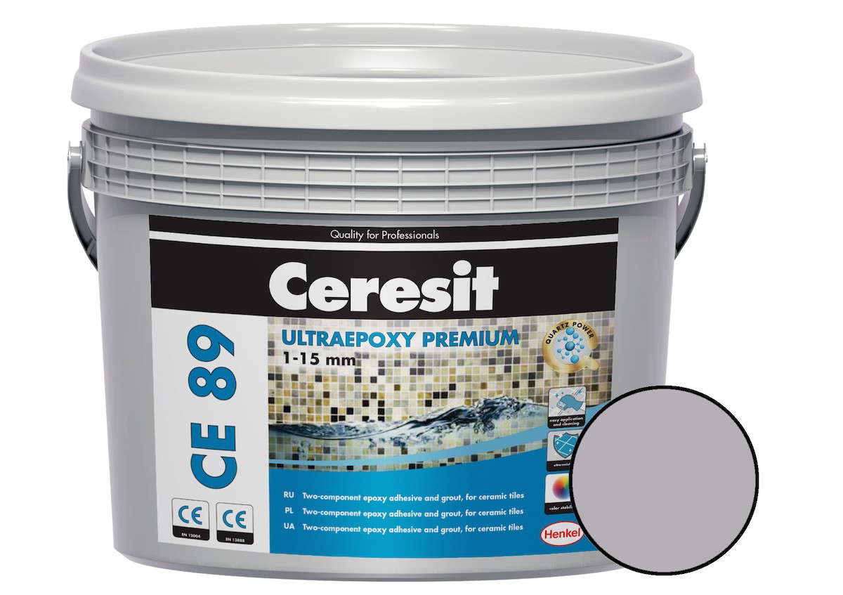 Spárovací hmota Ceresit CE 89 UltraEpoxy Premium concrete gray 2