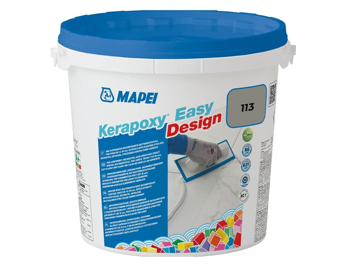 Spárovací hmota Mapei Kerapoxy Easy Design cementově šedá 3 kg R2T MAPXED3113 Mapei