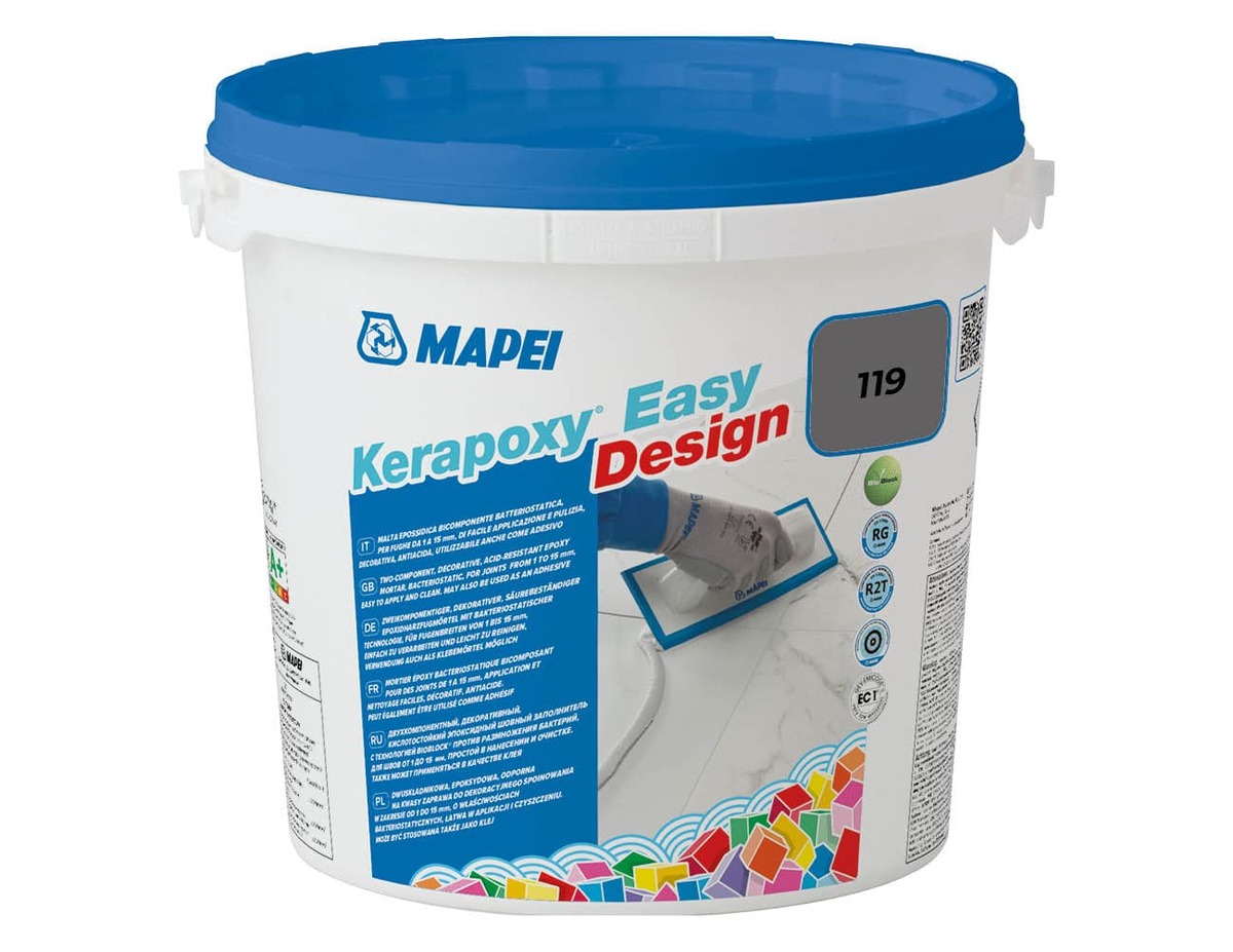 Spárovací hmota Mapei Kerapoxy Easy Design londýnská šedá 3 kg R2T MAPXED3119 Mapei