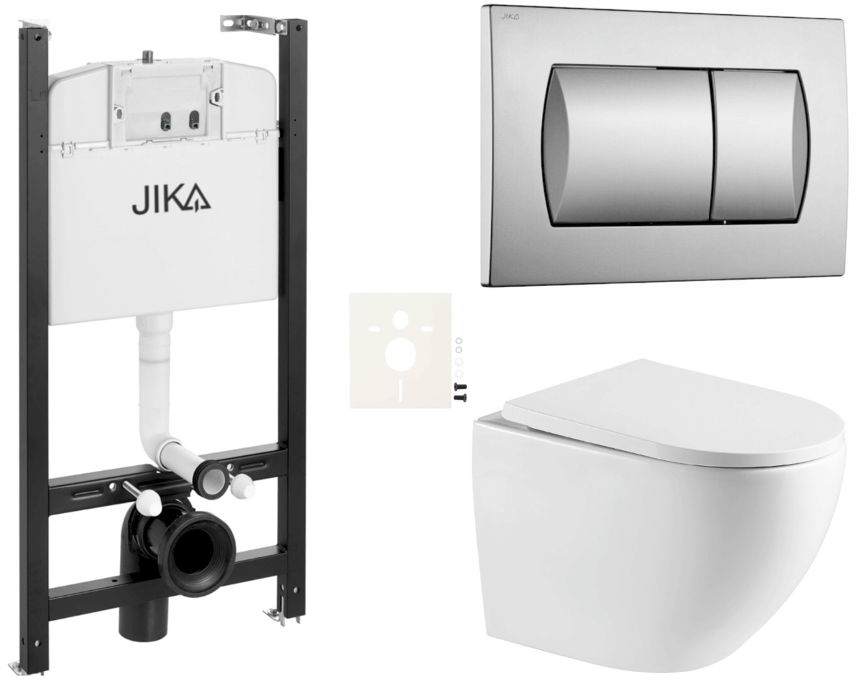 Závěsný wc set do lehkých stěn / předstěnová SAT SIKOJSREX67CRM NO BRAND