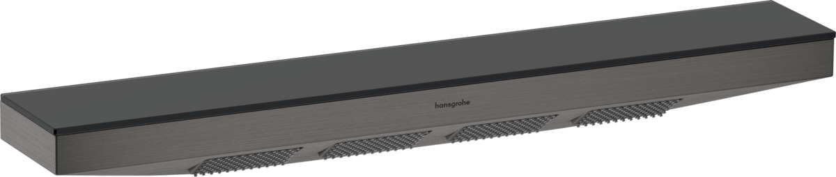Boční sprcha Hansgrohe Rainfinity s poličkou kartáčovaný černý chrom 26243340 Hansgrohe