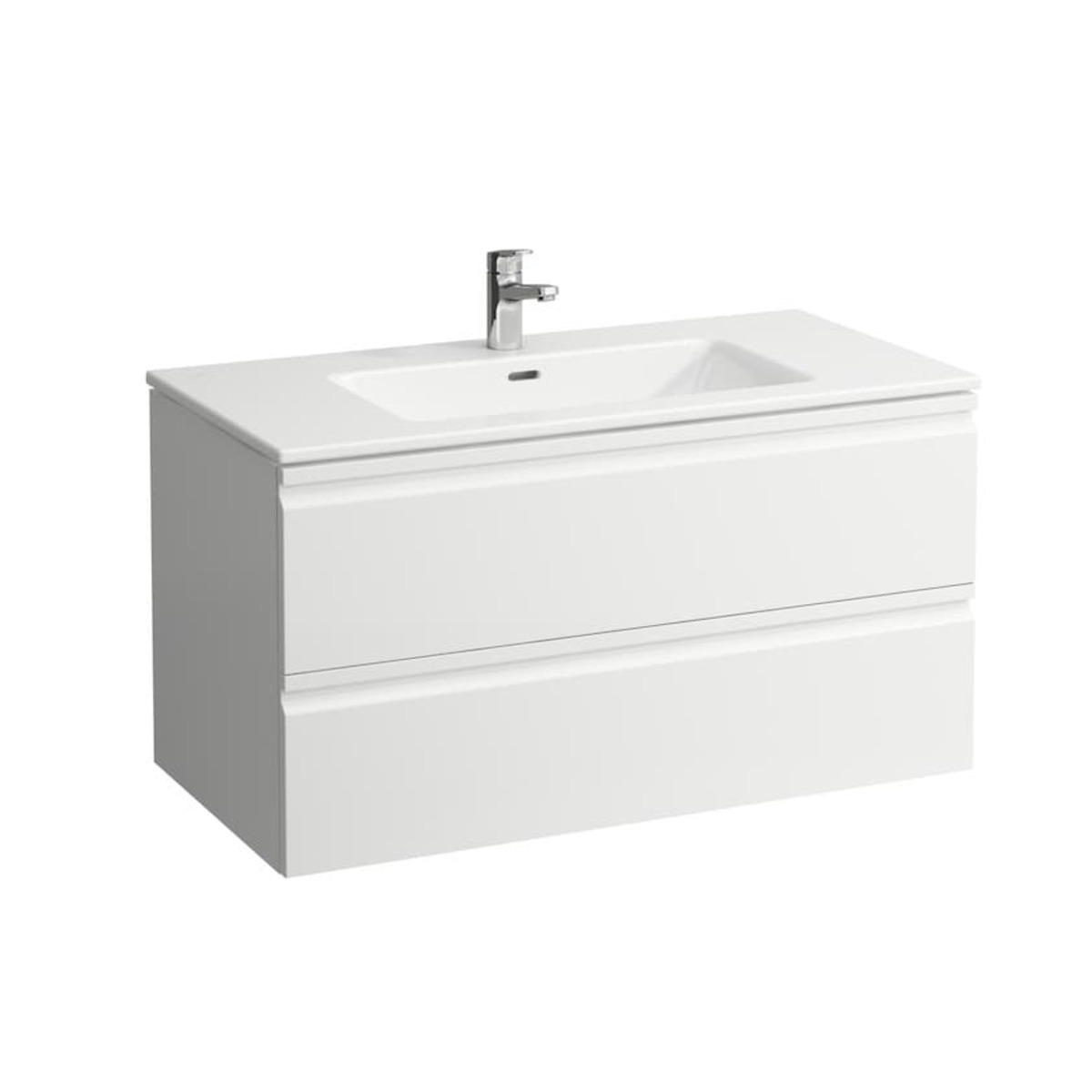 Koupelnová skříňka s umyvadlem Laufen Pro S 100x44x50 cm bílá mat H8619654631041 Laufen