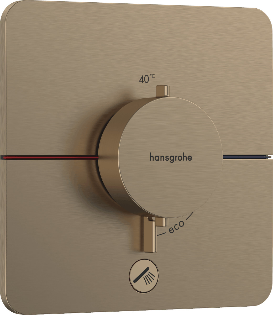 Sprchová baterie Hansgrohe ShowerSelect Comfort Q bez podomítkového tělesa kartáčovaný bronz 15589140 Hansgrohe