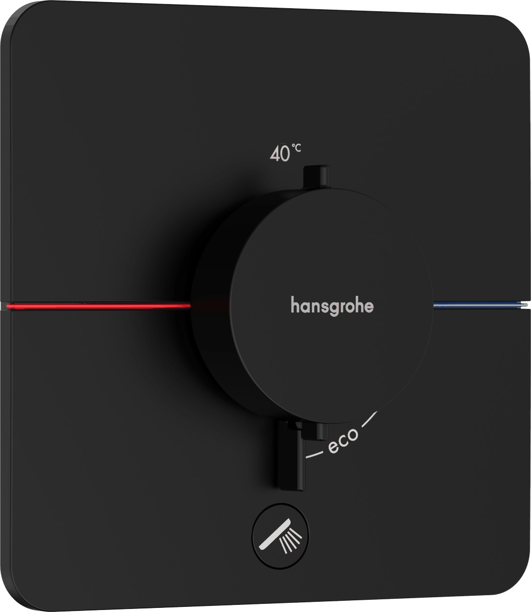 Sprchová baterie Hansgrohe ShowerSelect Comfort Q bez podomítkového tělesa matná černá 15589670 Hansgrohe