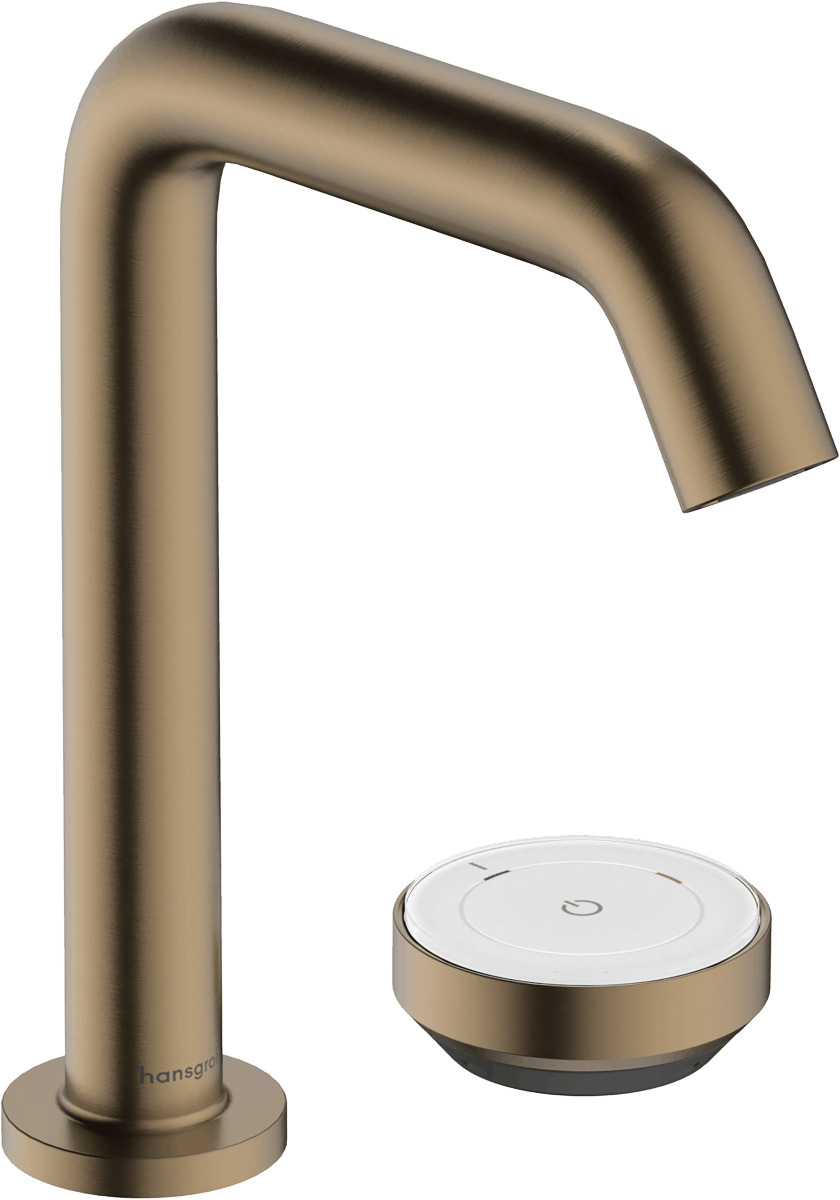 Umyvadlová baterie Hansgrohe Tecturis S s výpustí kartáčovaný bronz 73353140 Hansgrohe