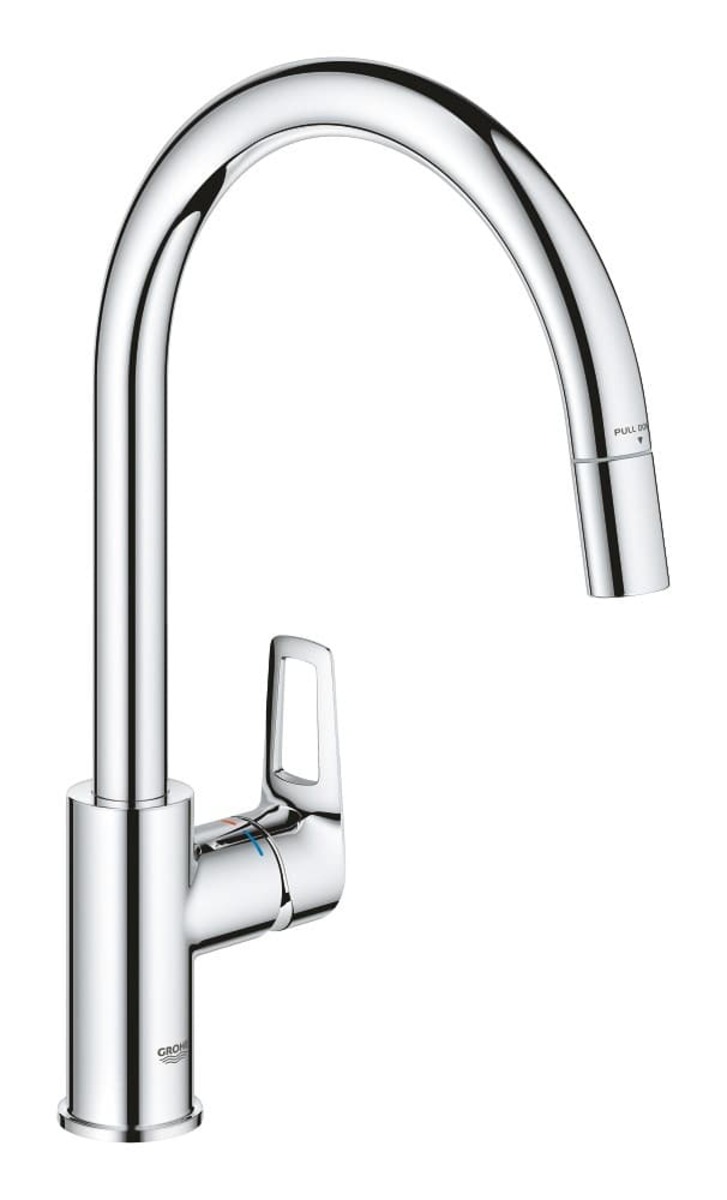 Dřezová baterie Grohe Start Loop s vytahovací sprškou chrom 30556000 Grohe