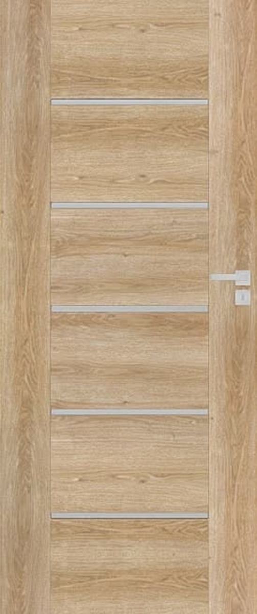 Interiérové dveře Naturel AURA pravé 70 cm jilm AURAJ70LB Naturel