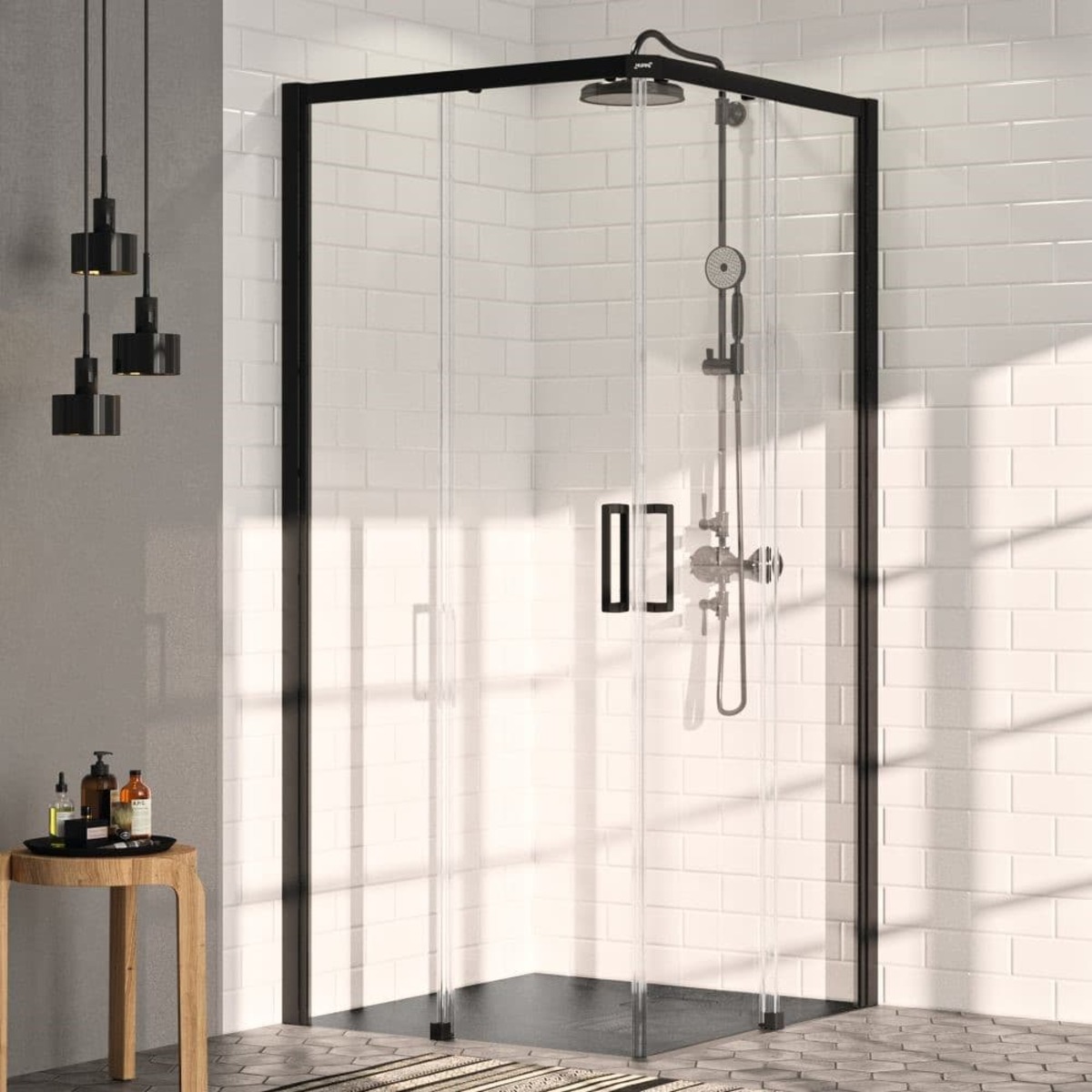 Sprchový kout čtverec 90x90 cm Huppe Classics 2 Easy Entry C25002.123.322 Huppe