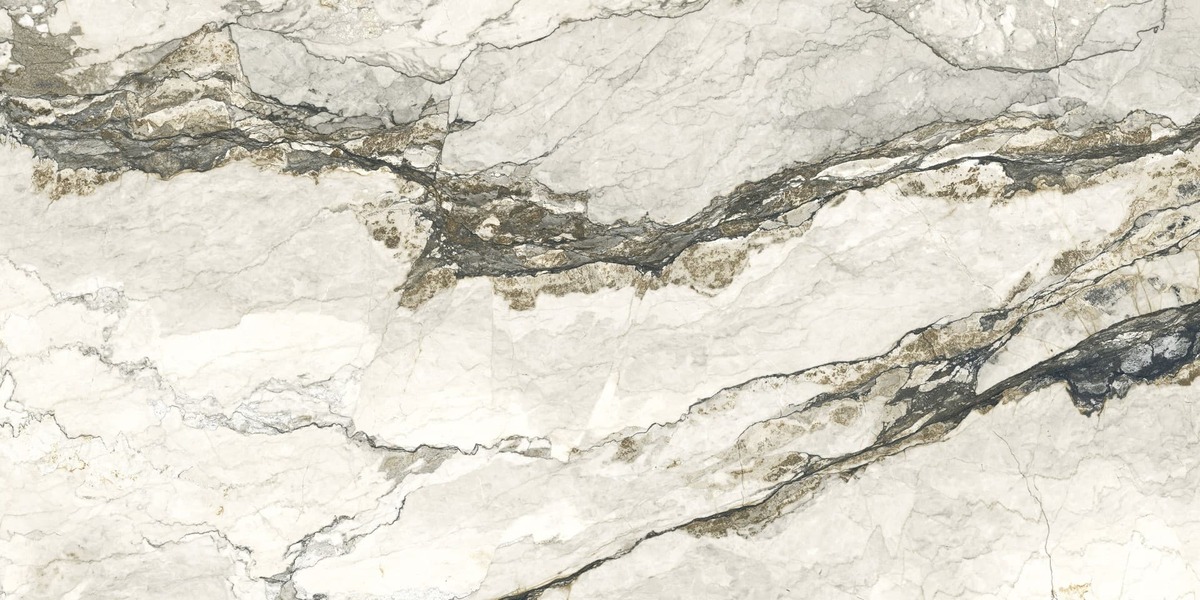 Dlažba Argenta Lunare breccia 60x120 cm lesk LUNARE612 Argenta