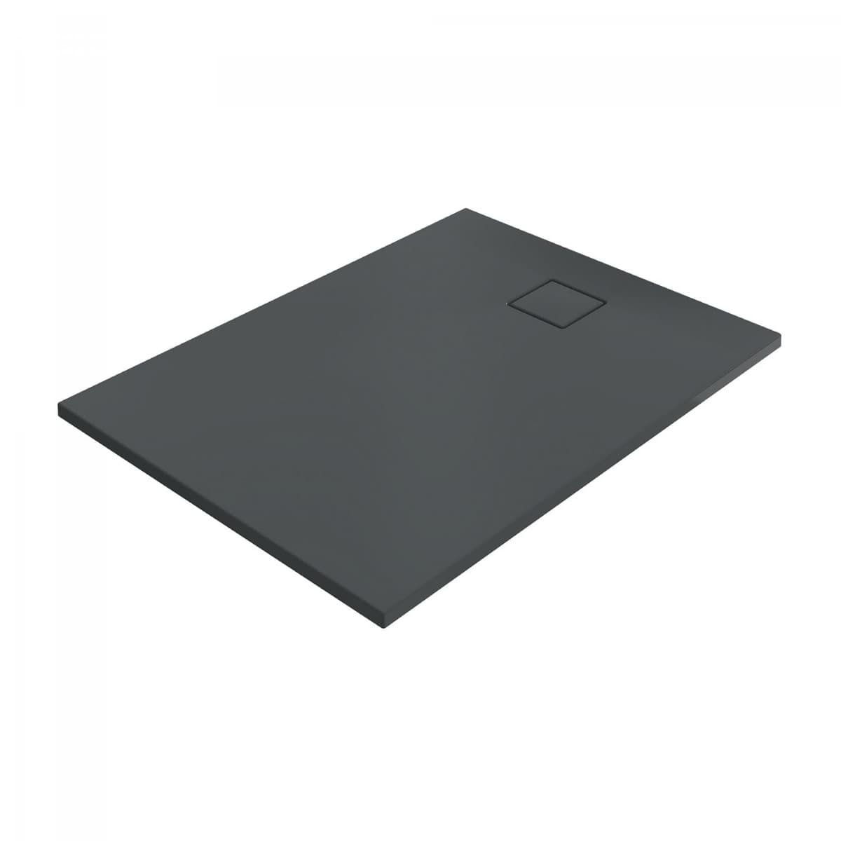 Sprchová vanička obdélníková Huppe EasyFlat 100x80 cm litý mramor antracitová matná EF0203.128 Huppe