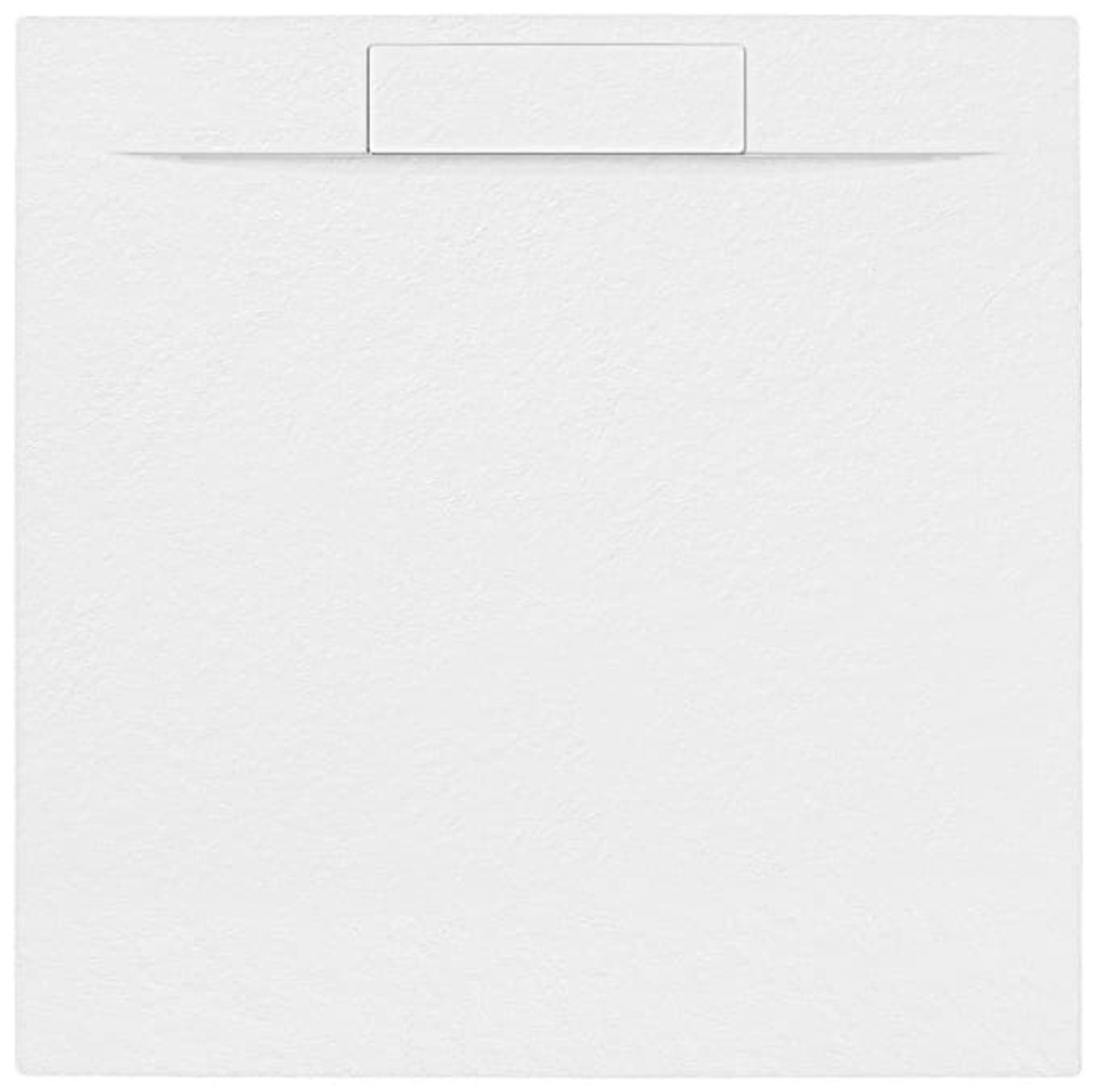 Sprchová vanička čtvercová SAT Fusion 90x90 cm litý mramor Blanco SATFU9090BL SAT