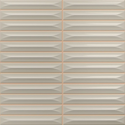 Obklad Vilar Albaro Arrow greige 20x20 cm reliéfní ARROW151GRE Vilar Albaro