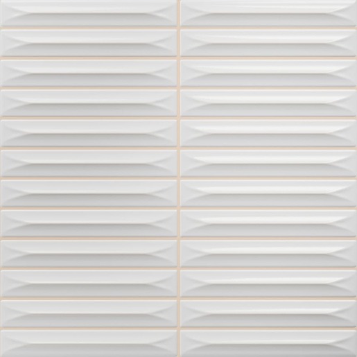 Obklad Vilar Albaro Arrow white 20x20 cm reliéfní ARROW151WH Vilar Albaro