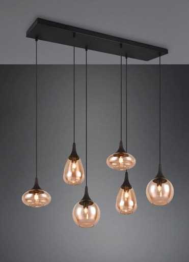 Osvětlení Trio Lumina 93x34 cm kov černá mat TR317000613 Trio