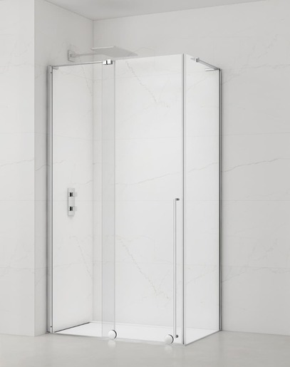 Sprchový kout obdélník 100x80 cm SAT Walk-In Xmotion SATBWIXMN100S80 SAT
