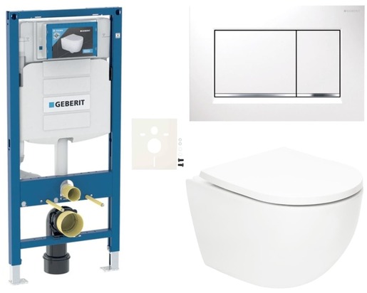 Závěsný wc set do lehkých stěn / předstěnová SAT Fusion SIKOGSTORFUS30 NO BRAND