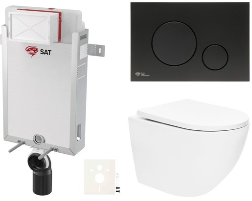 Závěsný wc set k zazdění SAT SIKOSZTOR6768 NO BRAND