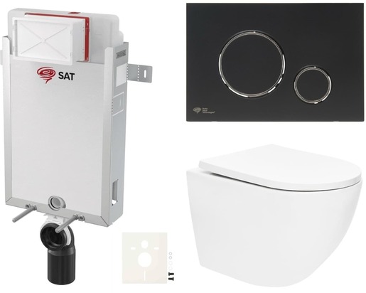 Závěsný wc set k zazdění SAT SIKOSZTOR6778 NO BRAND