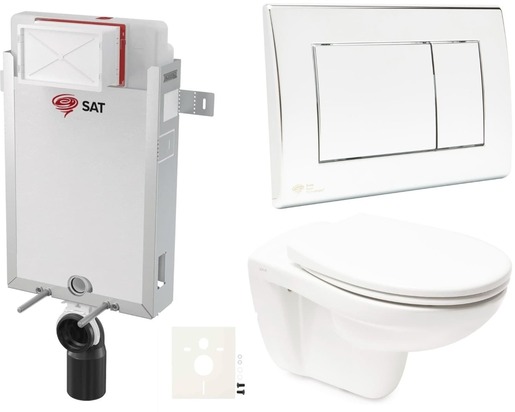 Závěsný wc set k zazdění Vitra Normus SIKOSZNOR21 NO BRAND