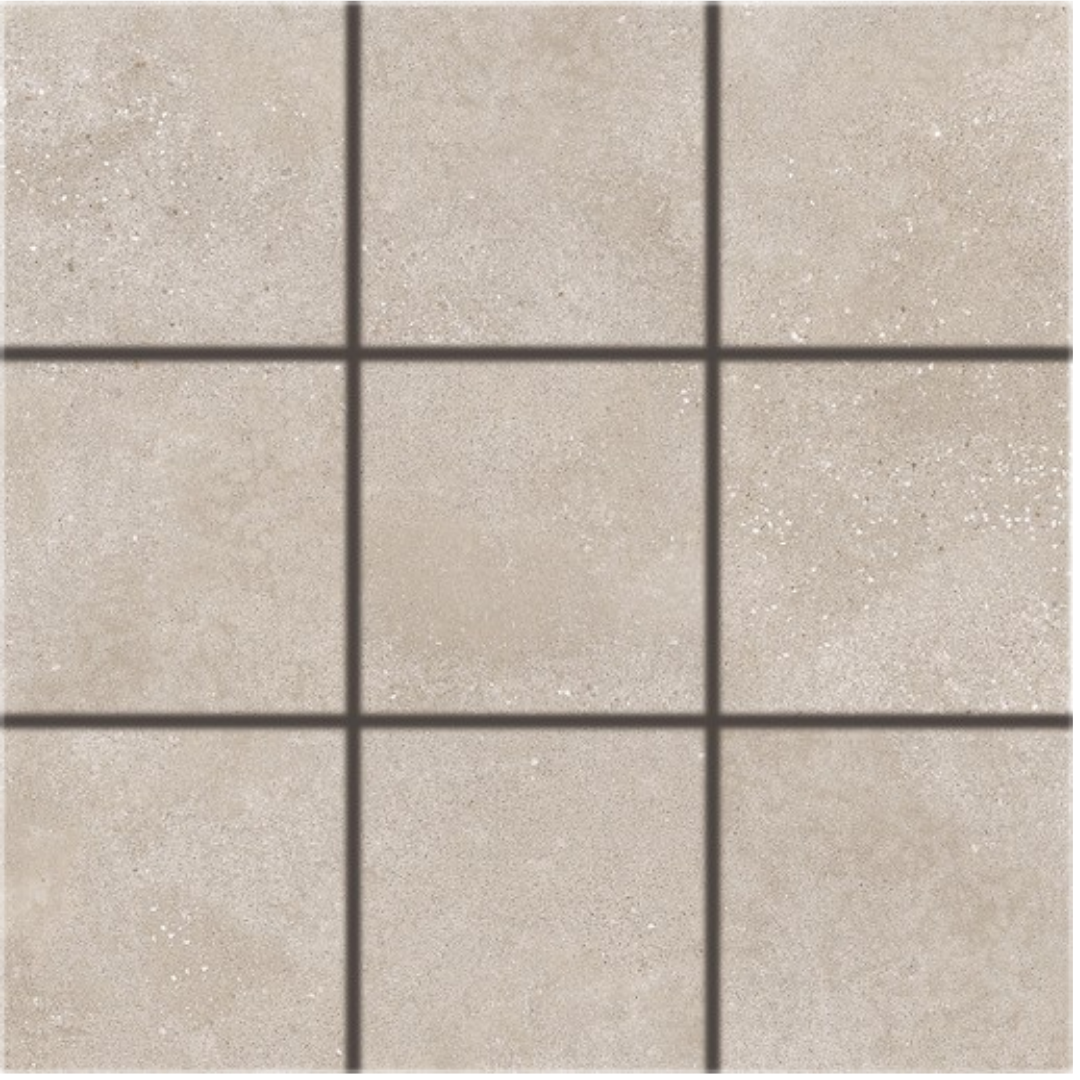 Dlažba Rako Betonico tmavě béžová 10x10 cm mat DAK12794.1 Rako