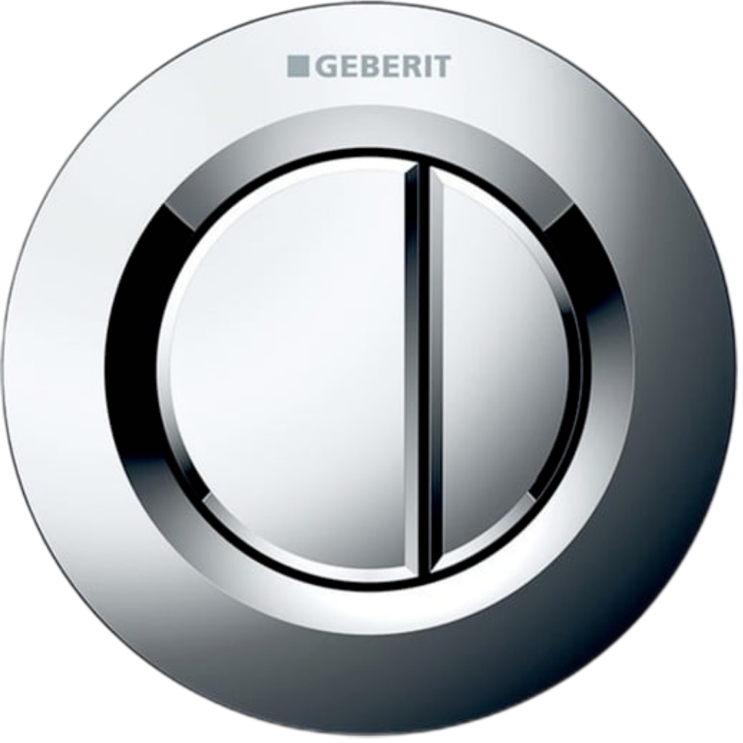 Geberit typ 01 ovládací tlačítko plast pochromovaná lesk 116.043.21.1 Geberit