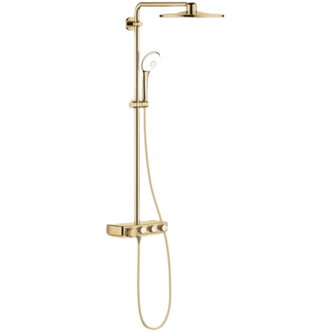 Grohe Euphoria SmartControl sprchový systém na stěnu s termostatickou baterií cool sunrise 26507gl0 G26507GL0 Grohe