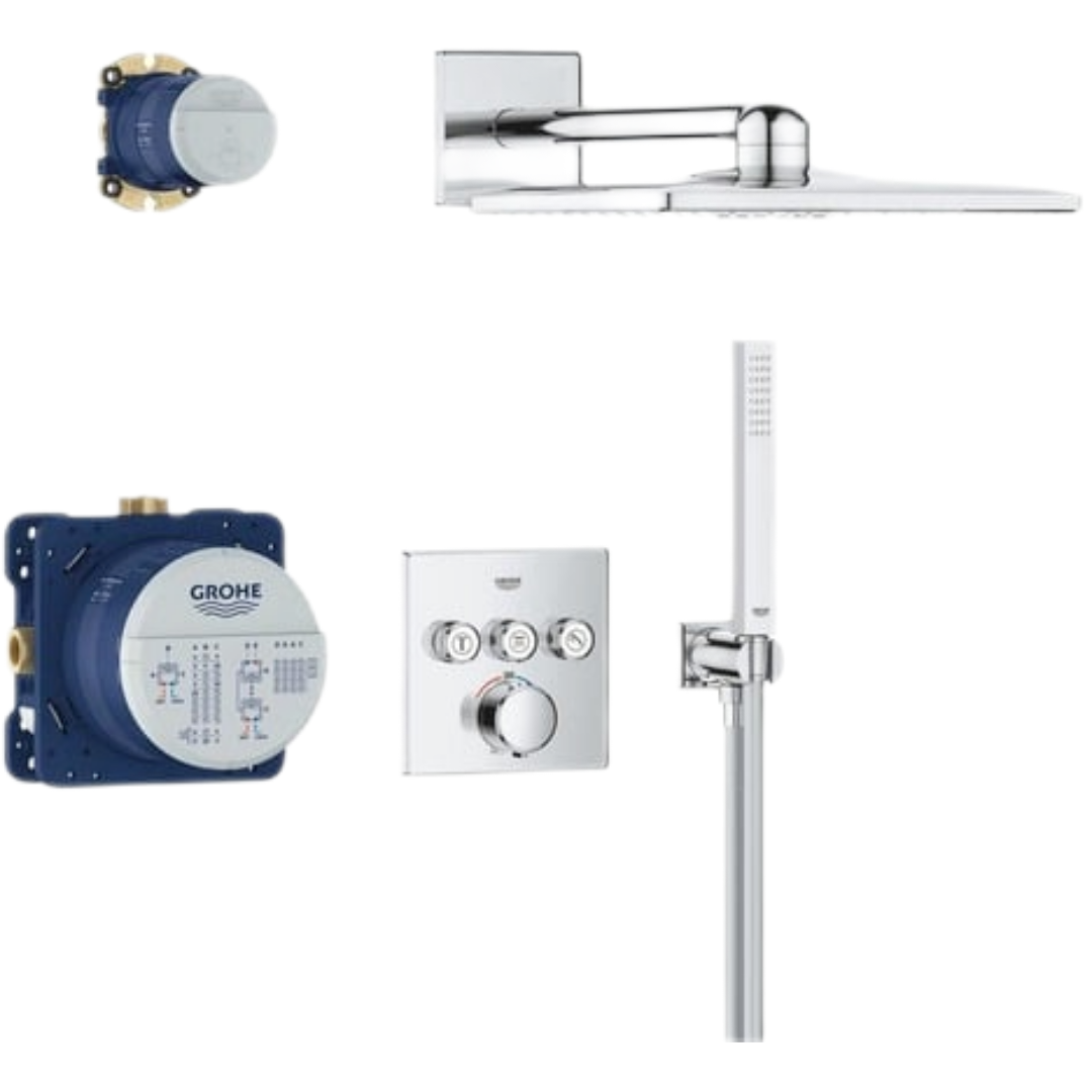 Grohe Precision SmartControl sprchový systém včetně podomítkového tělesa chrom 34875000 G34875000 Grohe