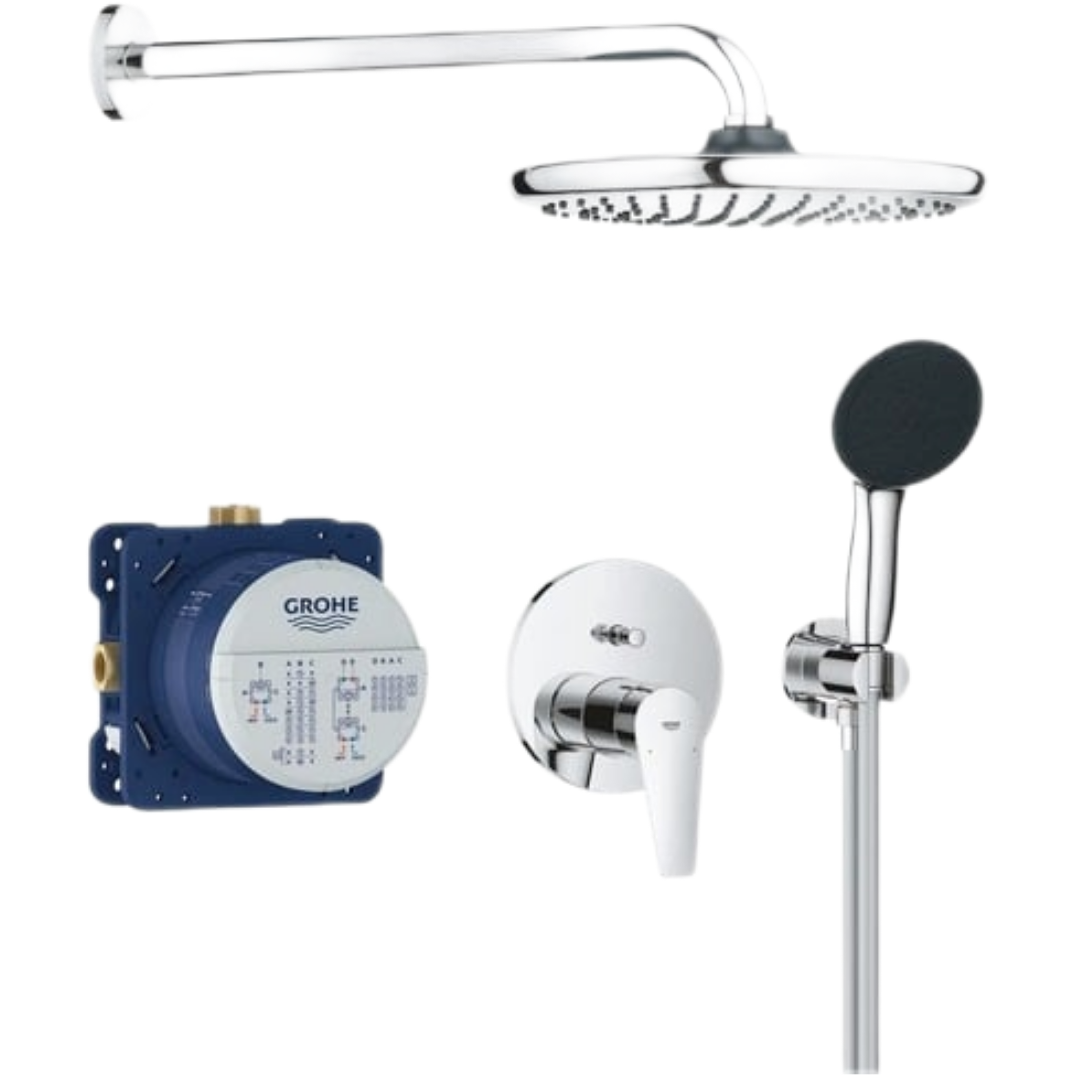 Grohe Start Edge sprchový systém včetně podomítkového tělesa chrom 25293000 G25293000 Grohe