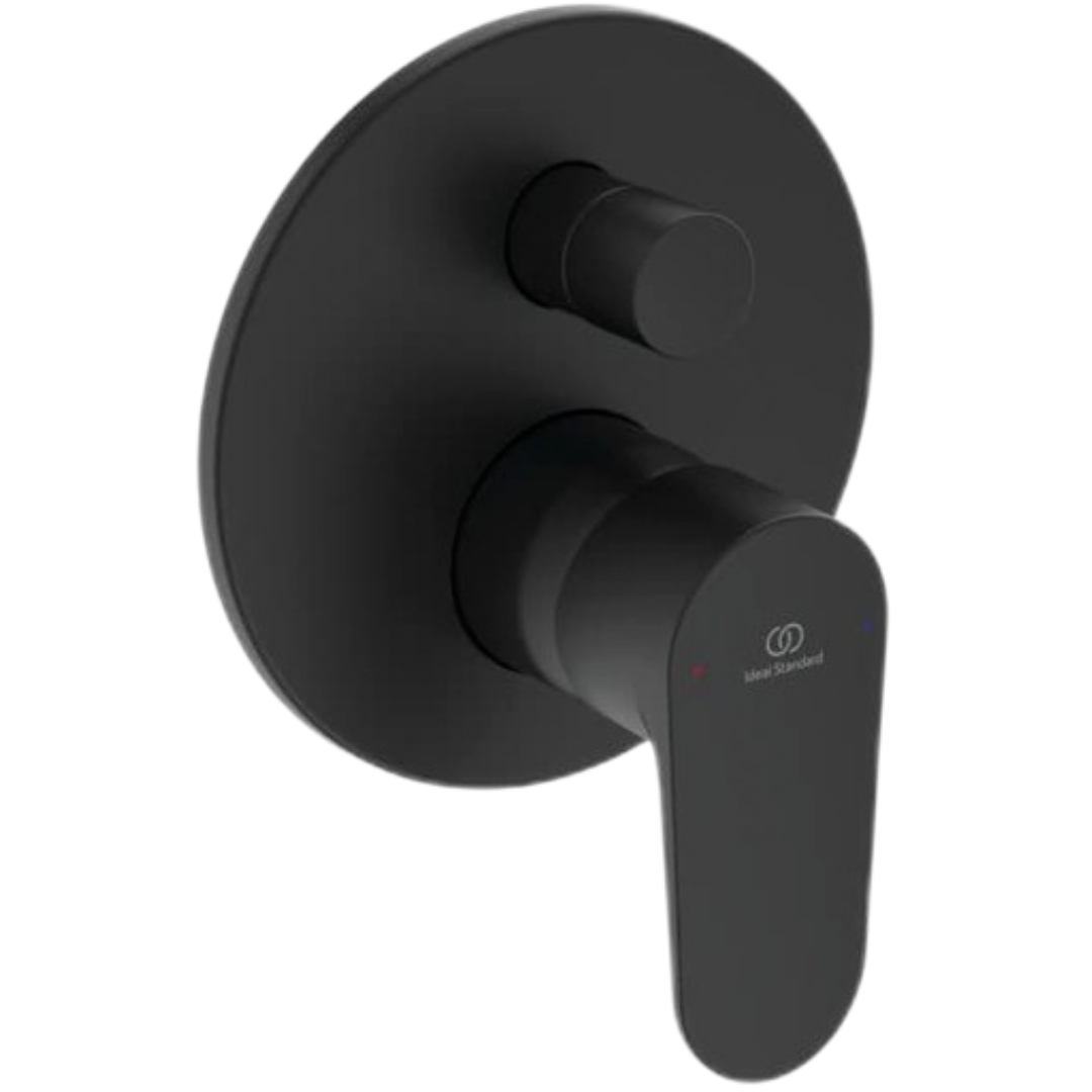 Ideal Standard Alu+ sprchová a vanová baterie bez podomítkového tělesa 150 mm silk black A7350XG Ideal Standard