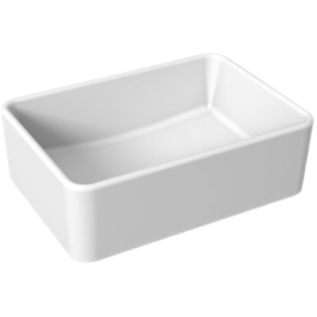 Jika Cubito umyvadlo na desku pure 50x35 cm bez otvoru pro baterii
