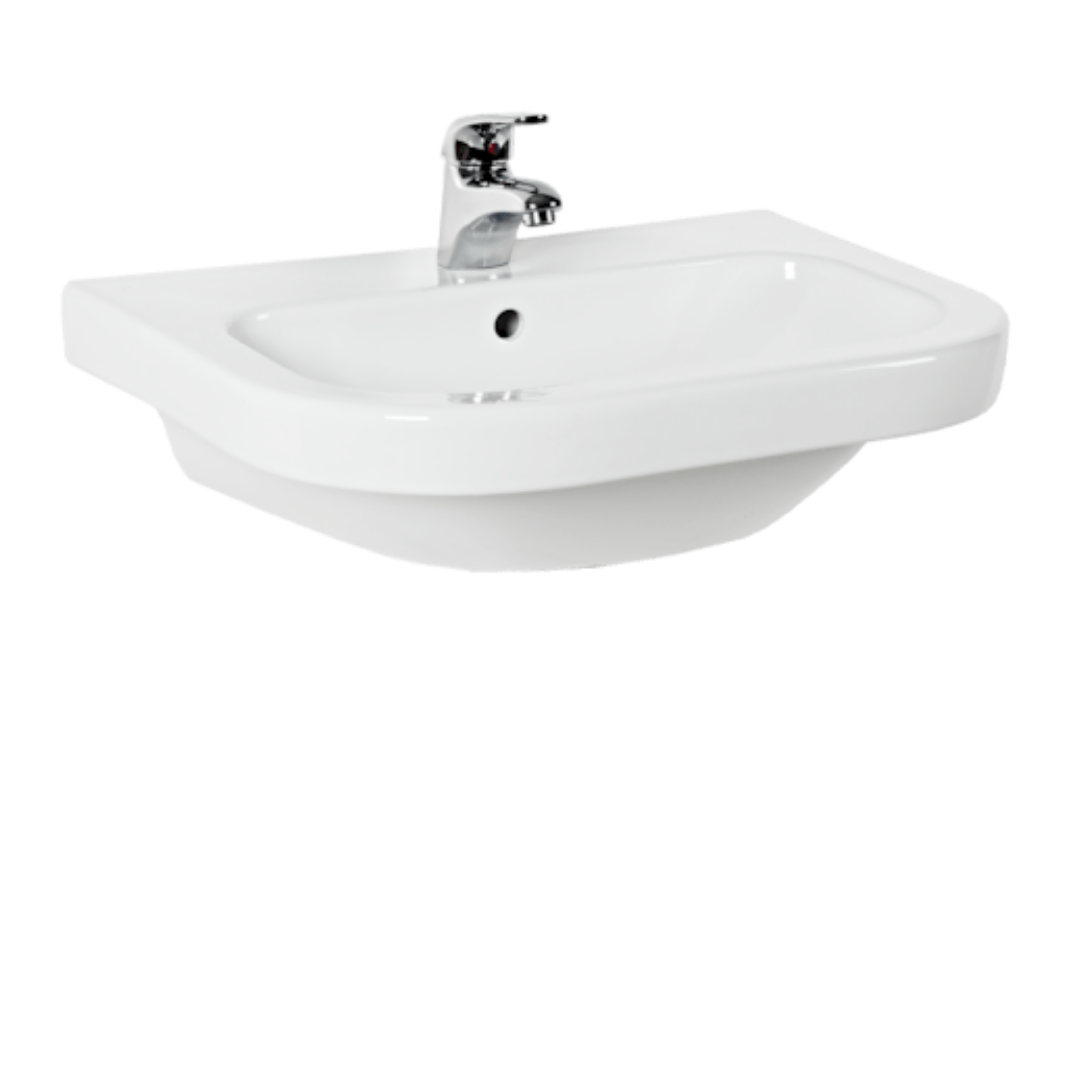 Jika Deep umyvadlo 55x42 cm otvor pro baterii uprostřed h8126120001041 1261.2.000.104.1 Jika