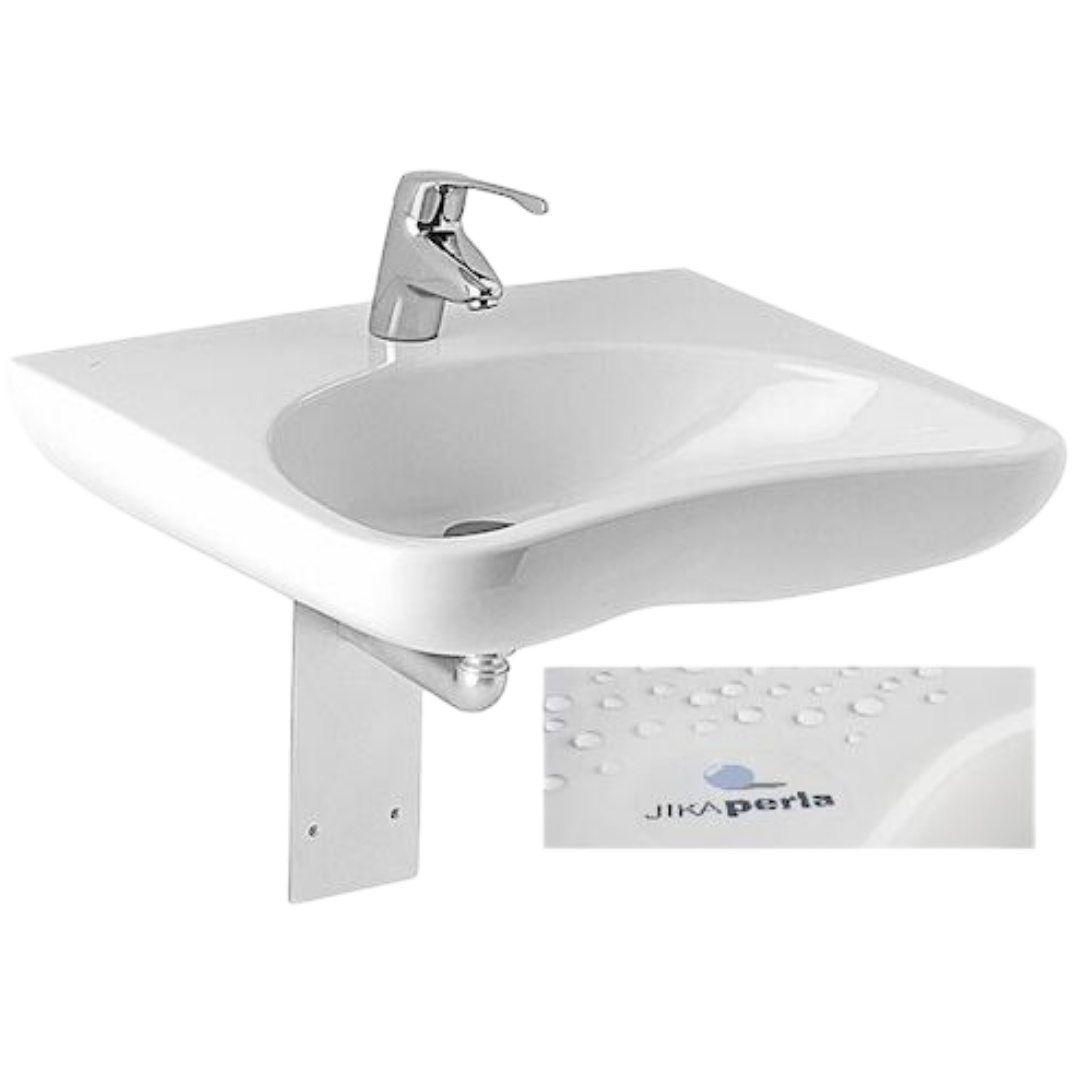 Jika Mio bezbariérové umyvadlo 64x55 cm otvor pro baterii uprostřed h8137141001041 1371.4.100.104.1 Jika