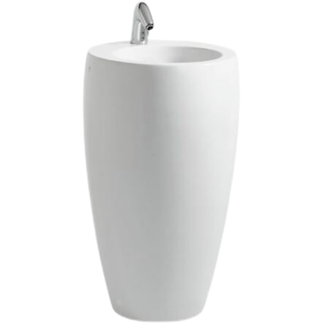 Laufen Alessi One volně stojící umyvadlo 53x53 cm bez otvoru pro baterii h8119724001091 1197.2.400.109.1 Laufen