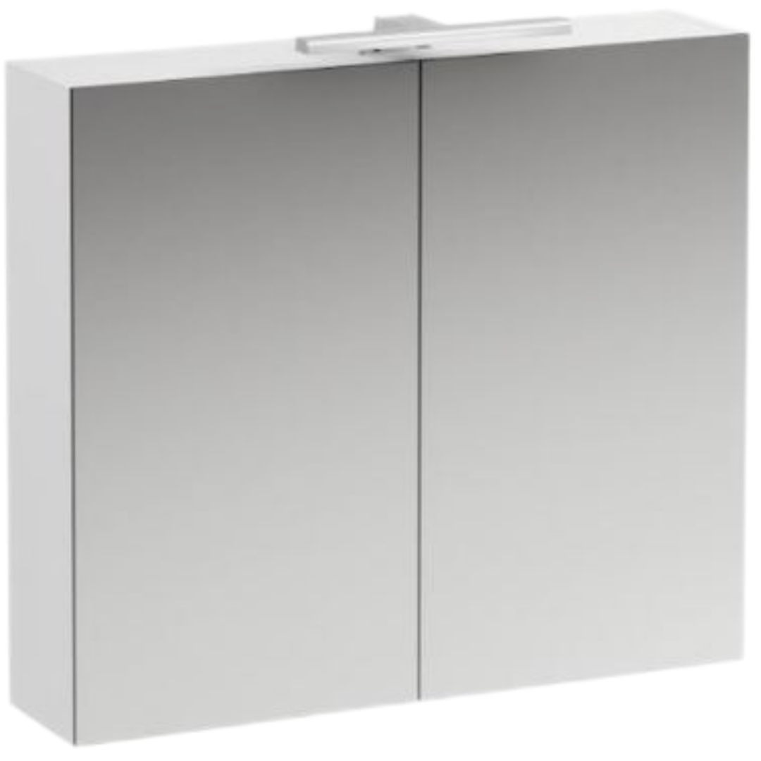 Laufen Base zrcadlová skříňka s osvětlením 80x70 cm lamino H4028021102611 Laufen