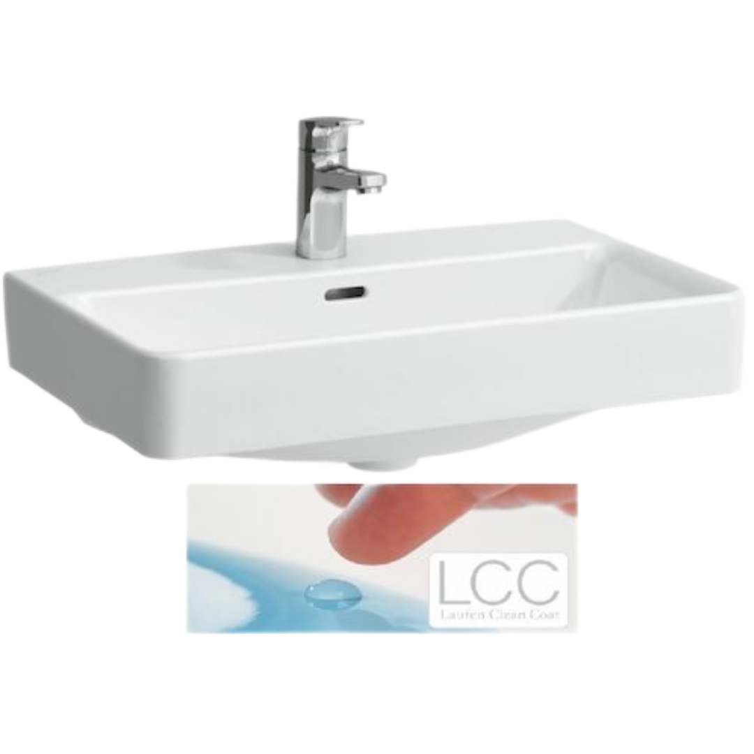 Laufen Laufen Pro umyvadlo 60x38 cm otvor pro baterii uprostřed h8179594001041 1795.9.400.104.1 Laufen