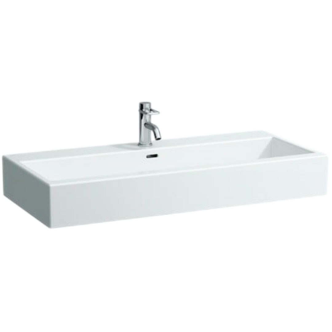 Laufen Living City nábytkové umyvadlo 100x46 cm otvor pro baterii uprostřed h8184370001041 1843.7.000.104.1 Laufen