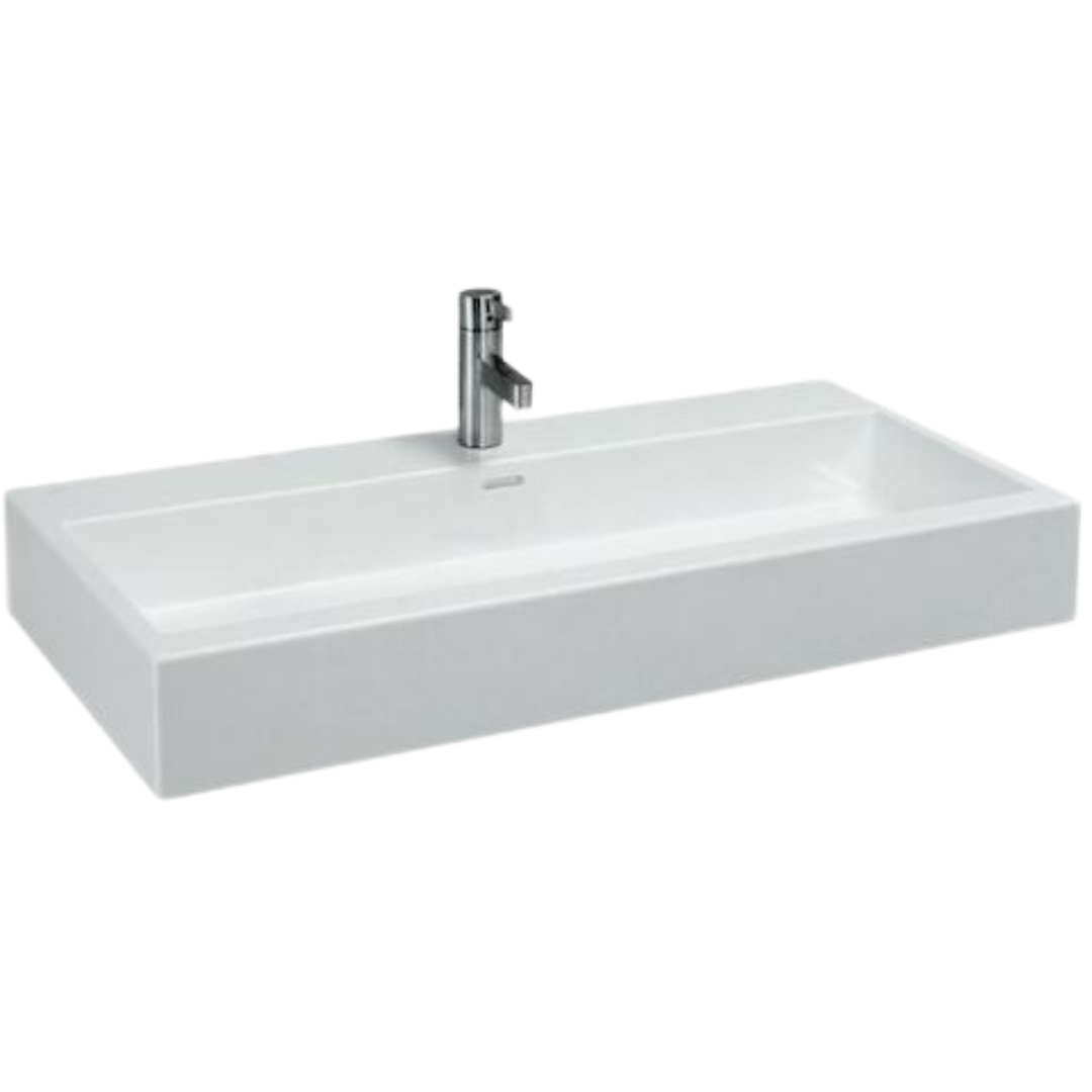 Laufen Living City nábytkové umyvadlo 100x46 cm otvor pro baterii uprostřed h8184380001041 1843.8.000.104.1 Laufen