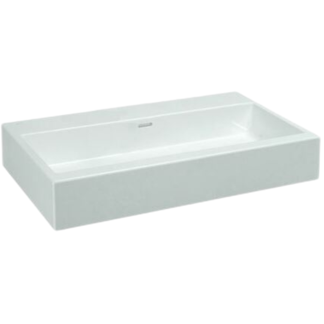 Laufen Living City nábytkové umyvadlo 80x46 cm bez otvoru pro baterii H8174360001091 Laufen
