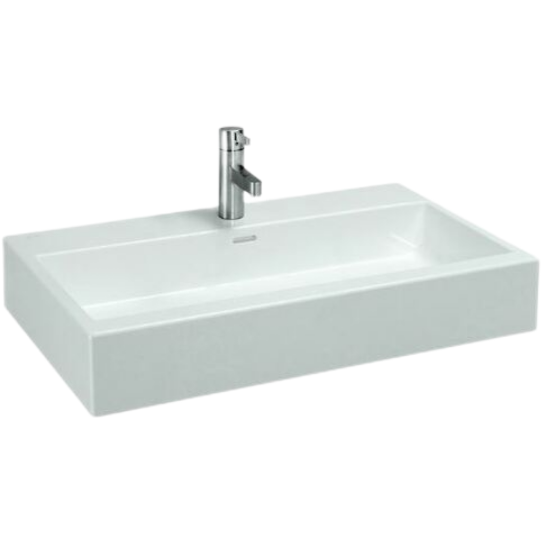 Laufen Living City nábytkové umyvadlo 80x46 cm otvor pro baterii uprostřed h8174370001041 1743.7.000.104.1 Laufen