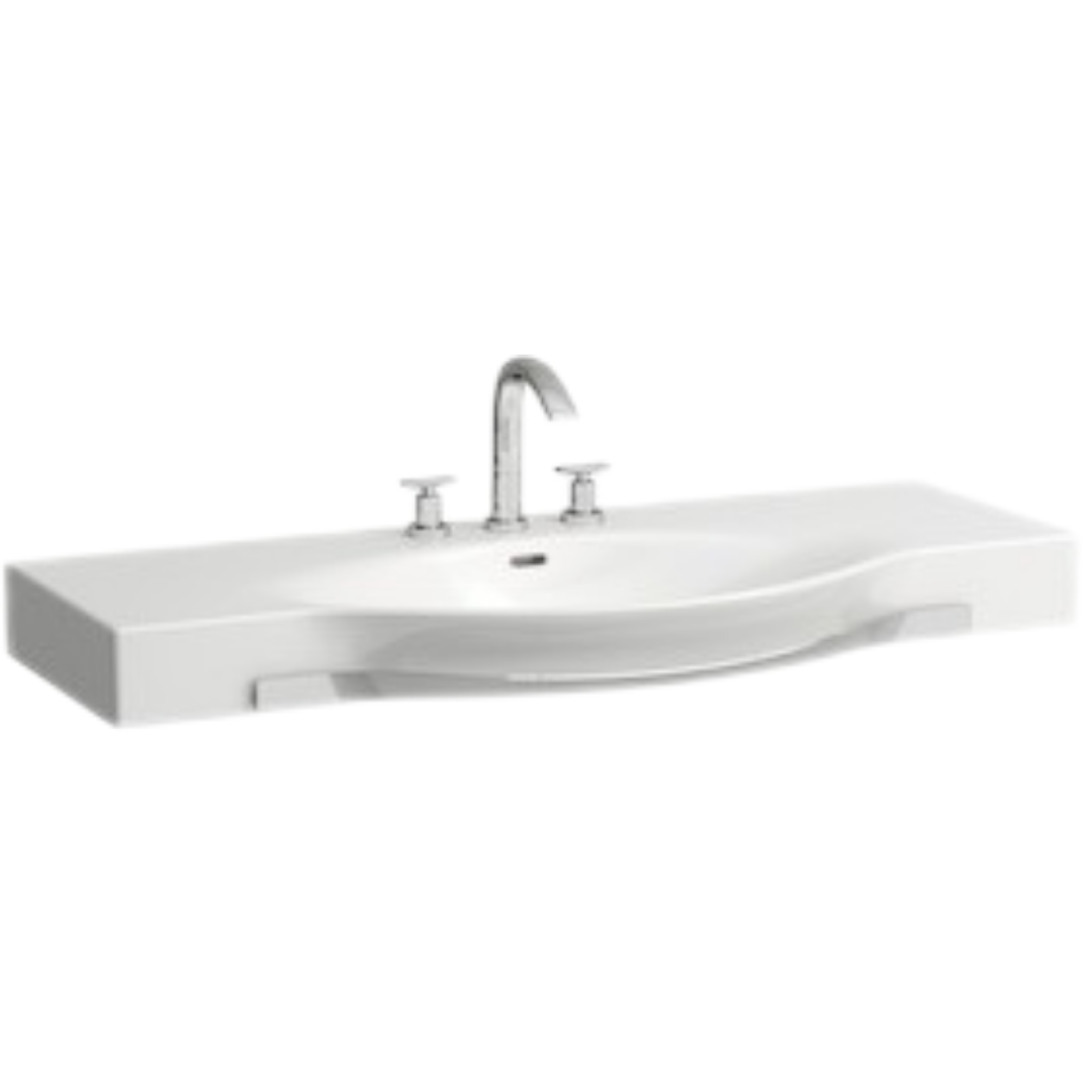 Laufen Palace dvojumyvadlo 120x51 cm otvor pro baterii uprostřed h8117040001041 1170.4.000.104.1 Laufen