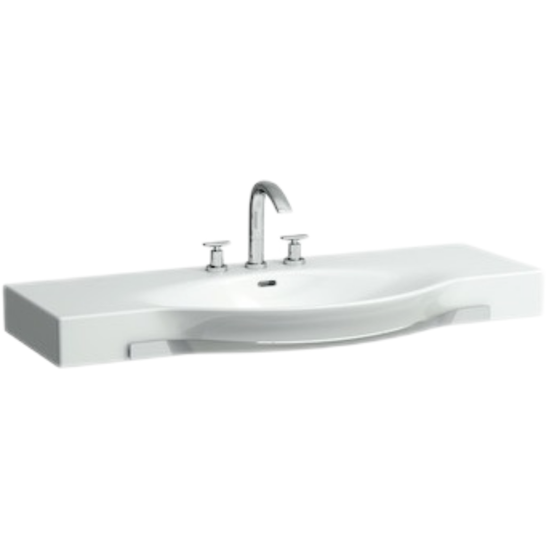Laufen Palace umyvadlo 120x51 cm tři otvory pro baterii h8127040001081 1270.4.000.108.1 Laufen