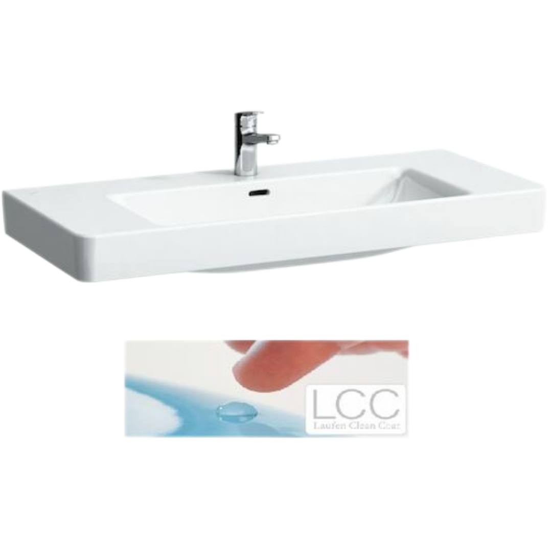 Laufen Pro S umyvadlo 105x46 cm otvor pro baterii uprostřed H8169664001041 Laufen