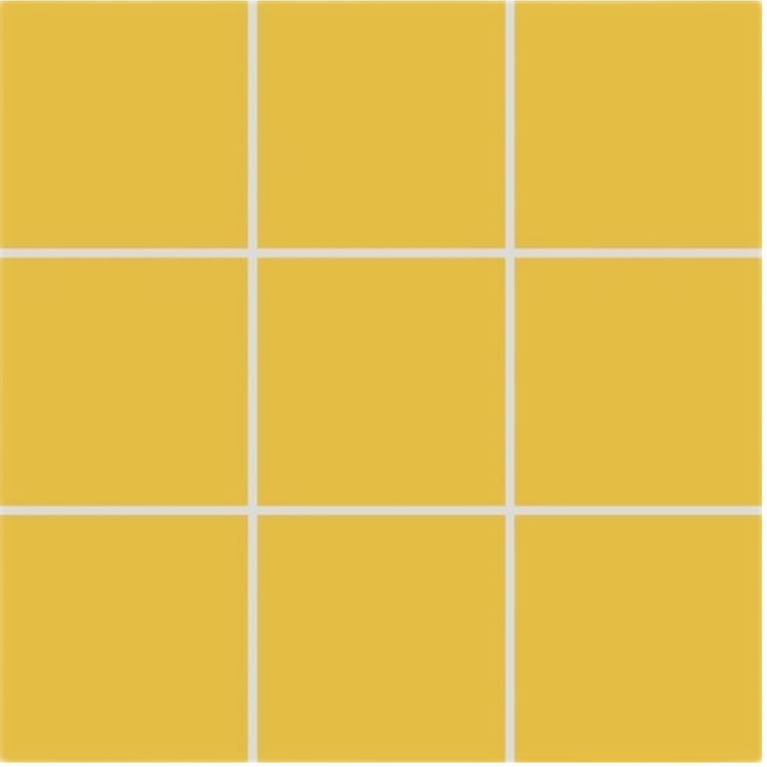 Mozaika Rako Color Two tmavě žlutá 10x10 cm mat GAA0K142.1 Rako