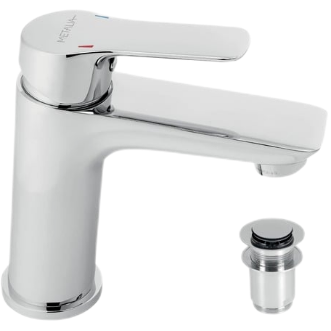 Novaservis Metalia 54 umyvadlová baterie s clic-clacem chrom 54002