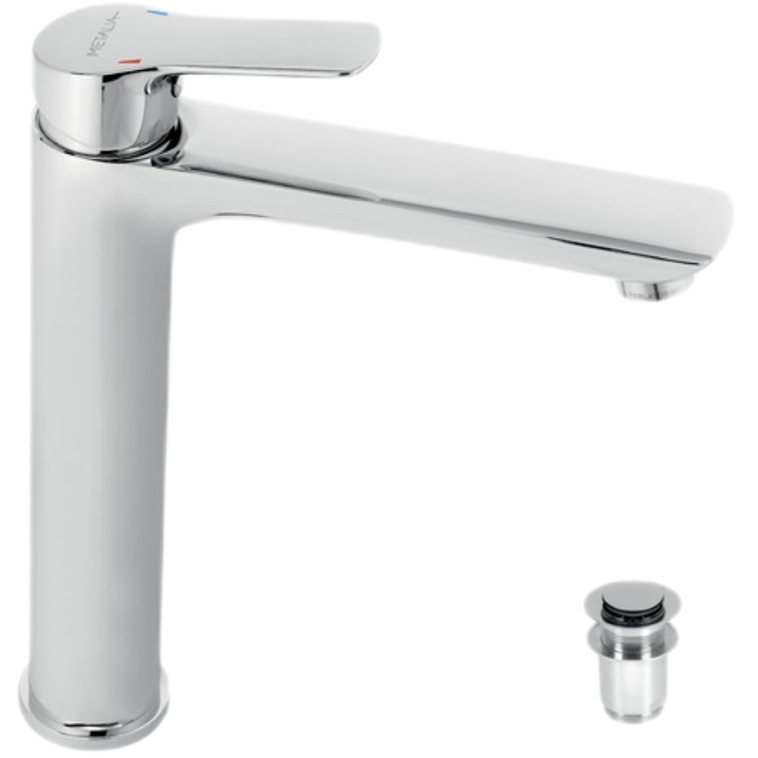 Novaservis Metalia 54 umyvadlová baterie s clic-clacem chrom 54503