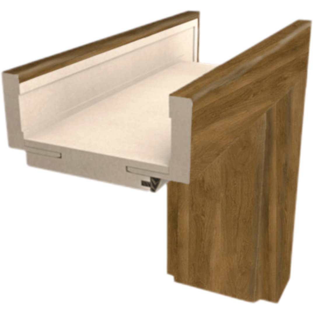Obložková zárubeň Naturel 70 cm pro tloušťku stěny 24-26 cm levá O9DPL70L Naturel