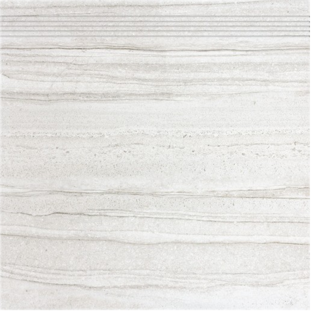 Schodovka Rako Random světle šedá 60x60 cm mat DCP63678.1 Rako