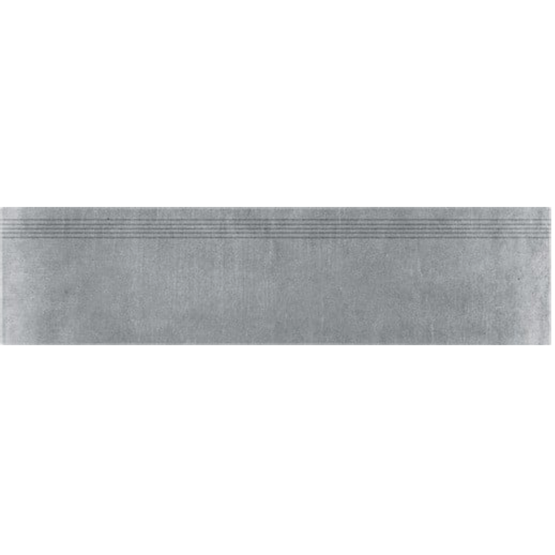 Schodovka Rako Rebel tmavě šedá 30x120 cm mat DCPVF742.1 Rako