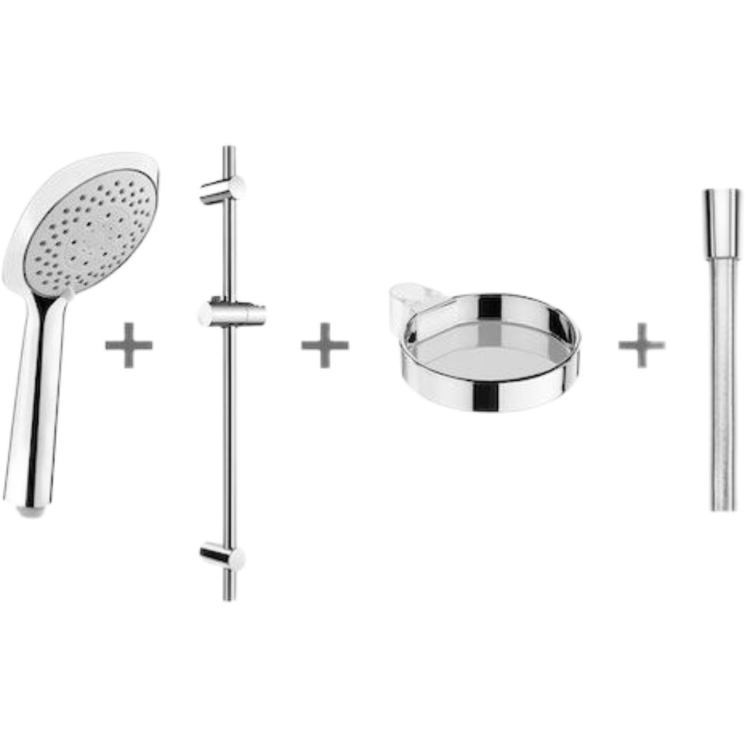 Sprchový set Jika Cubito na stěnu s mýdlenkou chrom H3651X00044731 Jika